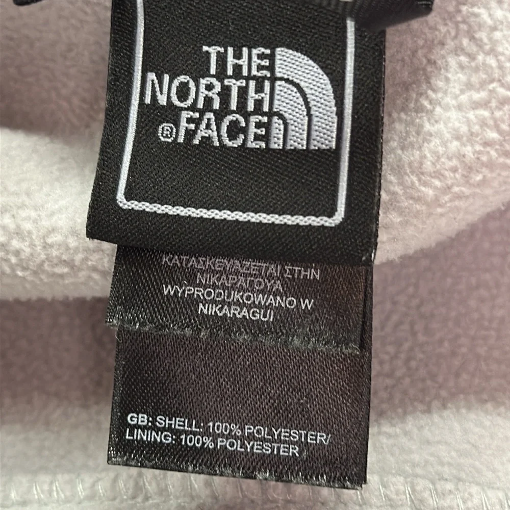 The North Face Softshell Grey/White Zippered Windwall Jacket Fall/Spring…